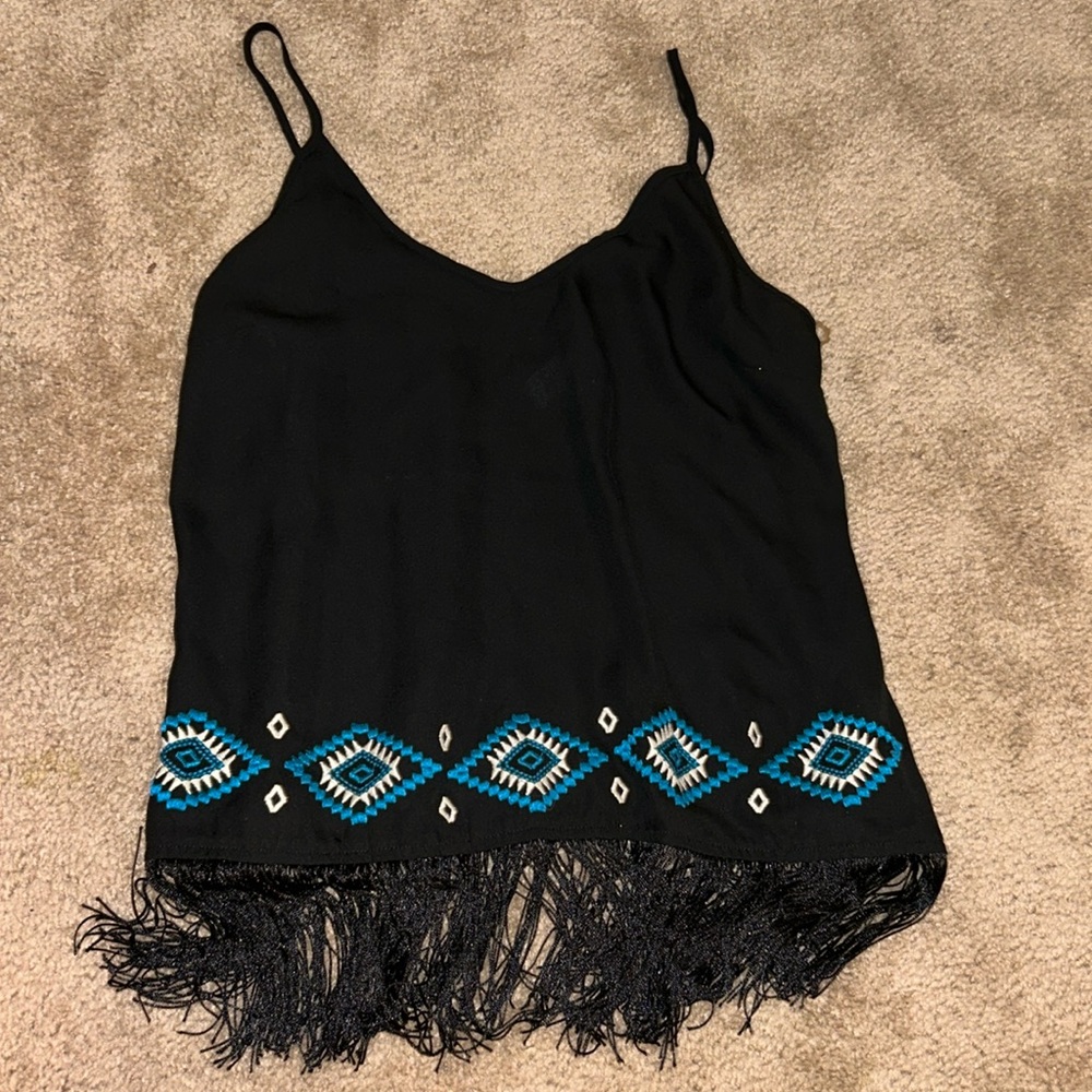 Fringe Tank Top size small
